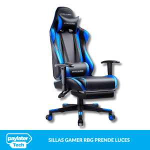 SILLAS GAMER RBG PRENDE LUCES